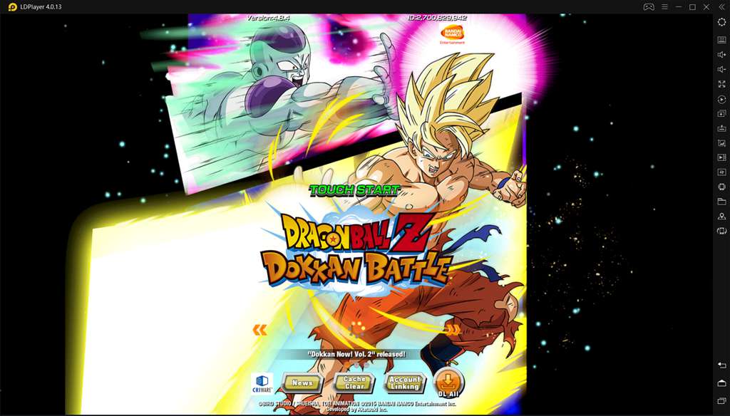 Open Dragon Ball Z Dokkan Battle